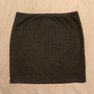 🌴Black glitter skirt